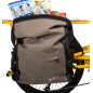 YUBA BG02 BAGUETTE BAG BLACK/ BROWN 36L SACOCHE LATERALE VELO