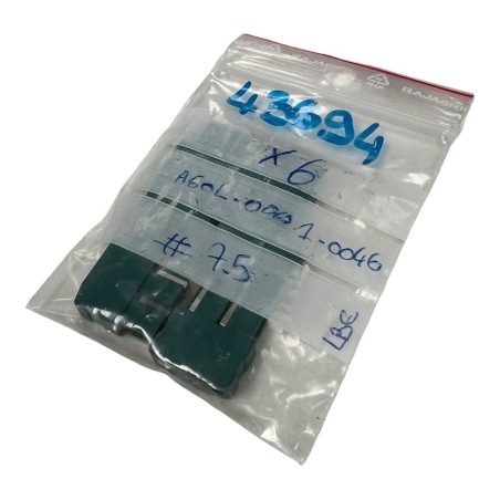 LOT DE 6 FANUC A60L-0001-0046-7.5 Fusibles DAITO MP75 7.5A 125 VAC/DC