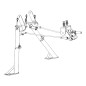 YUBA YUBAC-SC0004 YUBA ROOTS DOUBLE STANDS-BLACK BEQUILLE DOUBLE