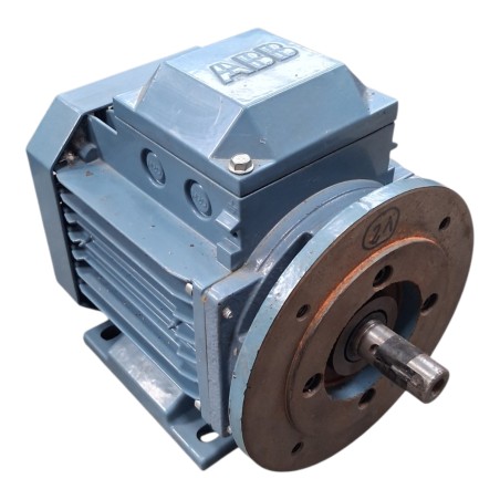 ABB M2AA 080 B4 Moteur triphasé 3GAA082002-ASE 50Hz 0.75kW 60Hz 0.90kW (cache cassé)