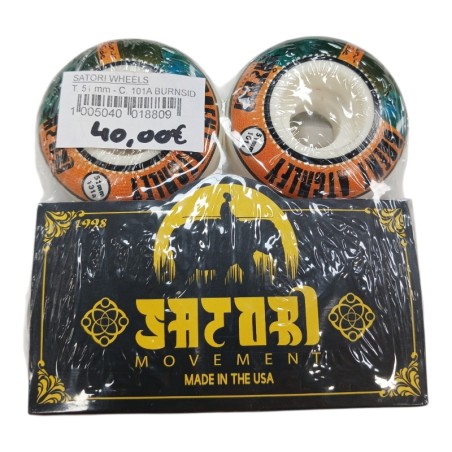 SATORI BURNSID T.51mm C.101A LOT DE 4 ROUES SKATE