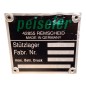 PEISELER GGP 160 Contre palier pneumatique de précision 6 bar PEISELER GGP 160 Contre palier pneumatique de précision 6 bar