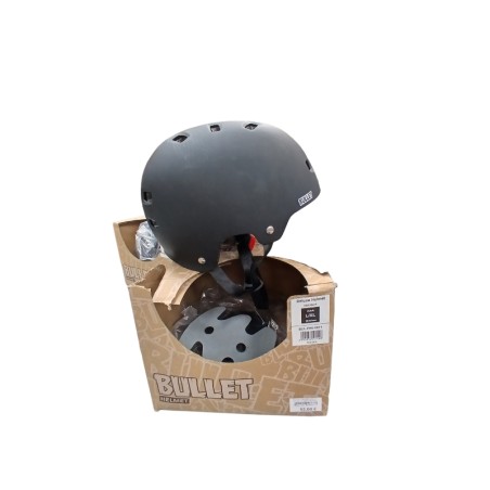 BULLET DELUXE CASQUE POUR SKATEBOARD NOIR TAILLE ADULT L/XL 58-61cm