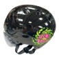 BULLET OSFA CASQUE JUNIOR SLIME BALL POUR SKATEBOARD NOIR TAILLE 49-54cm