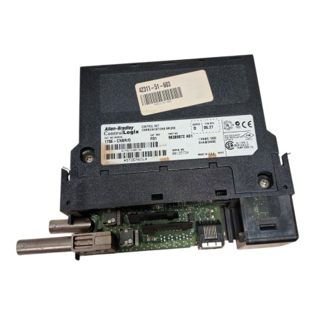 ALLEN-BRADLEY 1756-CNBR/D Module de communication Control Net Série D F/W REV 05.27 CAT.REV. F01