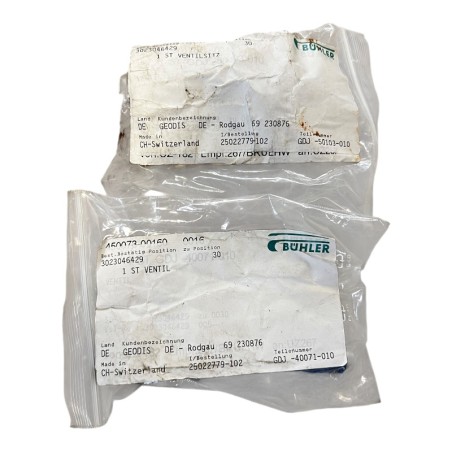 LOT BUHLER  Pièces diverses pour électrovanne