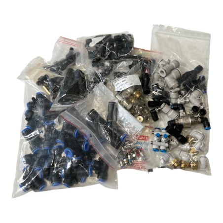 LOT GISS/PARKER/FESTO/...  Divers raccords pneumatiques rapides