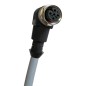 WAGO 756-3106/040-002 Ligne d'alimentation M12F coudé/M12M coudé 4 pôles 0,2m WAGO 756-3106/040-002 Ligne d'alimentation M12F coudé/M12M coudé 4 pôles 0,2m