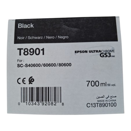 EPSON T8901 Black Cartouche d'encre d'origine