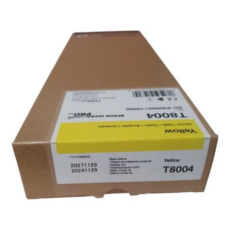 EPSON T8004 Yellow Cartouche d'encre d'origine BB 2027.11.29