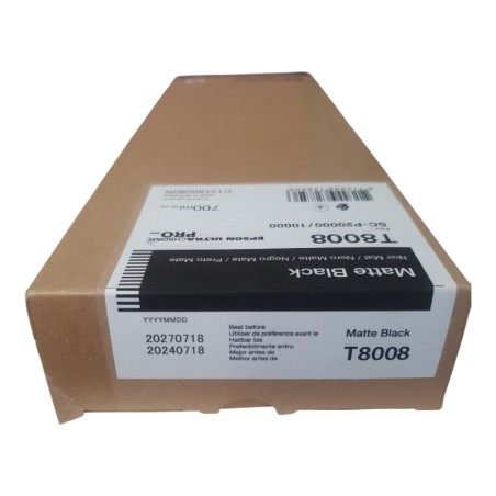 EPSON T8008 Matte Black Cartouche d'encre d'origine BB 2027.07.18