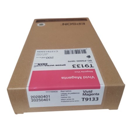 EPSON T9133 Vivid Magenta Cartouche d'encre d'origine BB 2028.04.01