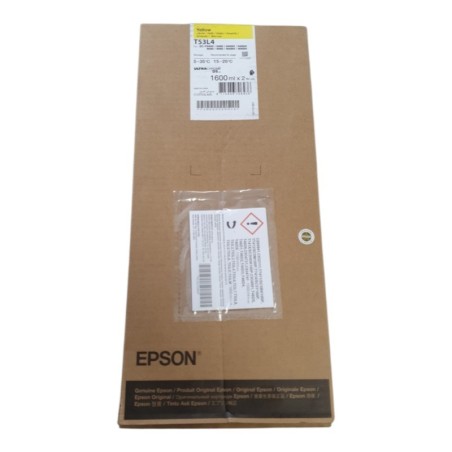 Lot de 2 EPSON T53L4 Yellow Cartouche d'encre d'origine BB 2027.07.11