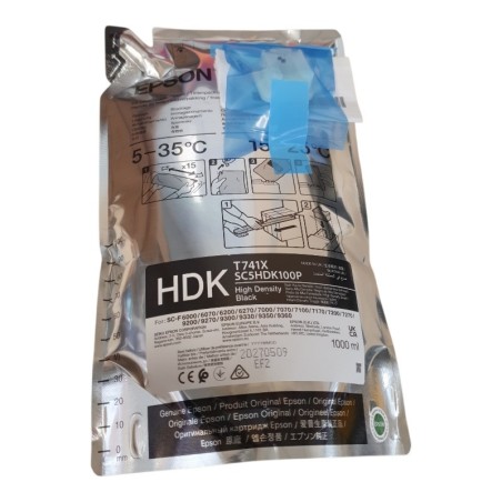 EPSON T741X SC5HDK100P High Density Black Cartouche d'encre d'origine BB 2027.05.09 + Puce