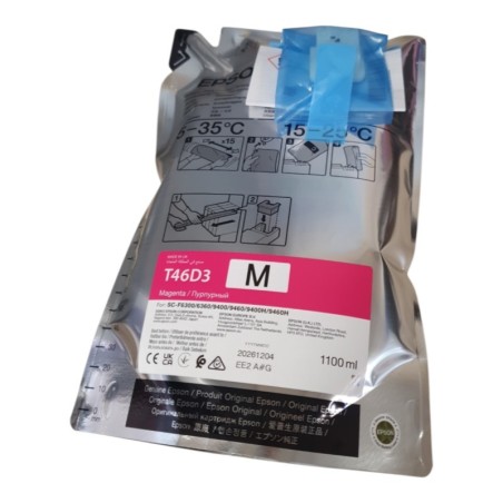 EPSON T46D3 Magenta Cartouche d'encre d'origine BB 2026.12.04 + Puce
