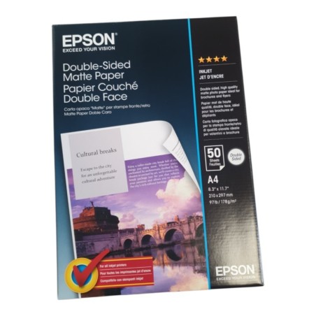 EPSON 50 Feuilles A4 Papier couché double face Jet d'encre