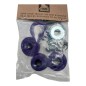 FILM TRUCKS PAIRES BUSHING T.88A C.PURPLE SOFT POUR SKATEBOARD