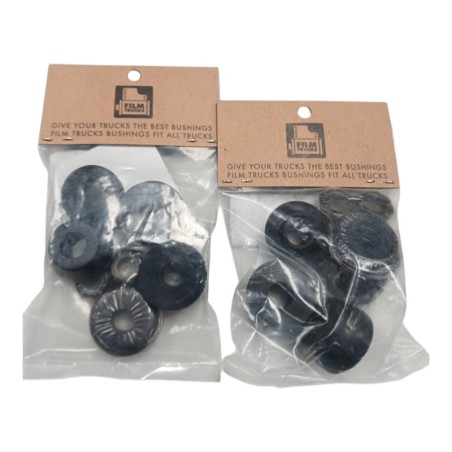 FILM TRUCKS LOT DE 2 PAIRES BUSHING T.94A C.BLACK HARD POUR SKATEBOARD