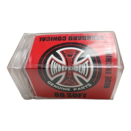 INDEPENDENT 88 SOFT BUSHING T.88A RED CONICAL POUR SKATEBOARD