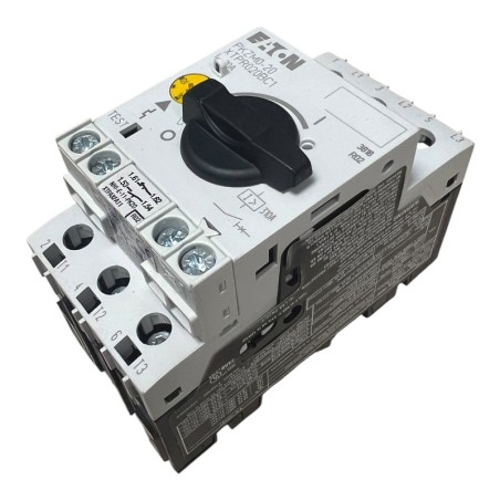 EATON PKZM0-20 XTPR020BC1 Disjoncteur 3P 20A + XTPAXFA11 Contacts auxiliaires