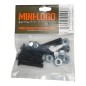 HARDWARE MINI LOGO 1.25" 10/PK LOT DE 10 PAQUETS DE 8 VIS POUR SKATEBOARD
