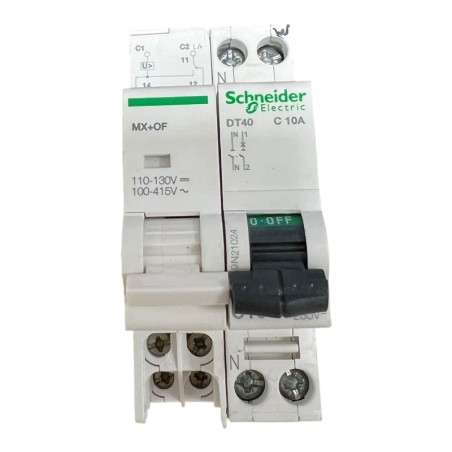 SCHNEIDER ELECTRIC A9N21024 Prodis DT40 Disjoncteur 10A +  A9N26946 Déclencheur