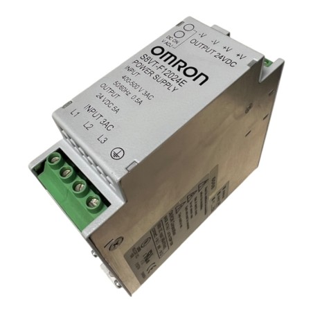 OMRON S8VT-F12024E Alimentation rail DIN 3P 400-500VAC 0.5A / 24VDC 5A