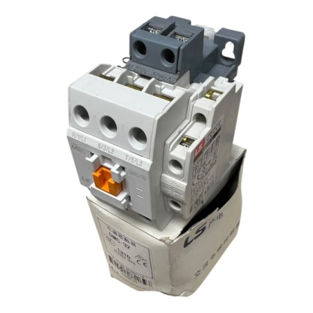 LS ELECTRIC GMC-32 Contacteur 3P 32A 220VAC 3NO + GMC(D)-32 Contact auxiliaire