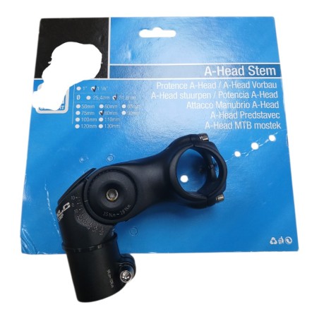 XLC ST-T17 POTENCE REGLABLE  1-1/8" DIAMETRE 31,8mm 80mm POUR VELO