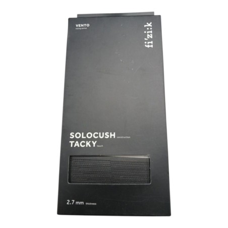 FI'ZI:K BAR TAPE VENTO SOLOCUSH TACKY 2.7mm NOIR POUR VELO
