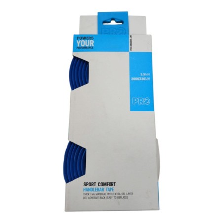 PRO RUBAN SPORT COMFORT BLEU GEL 3.5mm 2300X30mm POUR VELO