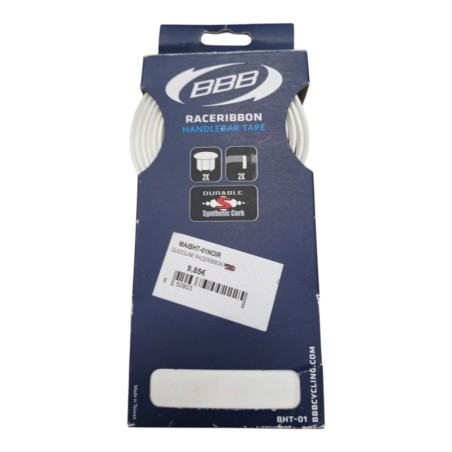 BBB CYCLING GUIDOLINE RACE RIBBON BHT-01 HANDLEBAR TAPE BLANC POUR VELO