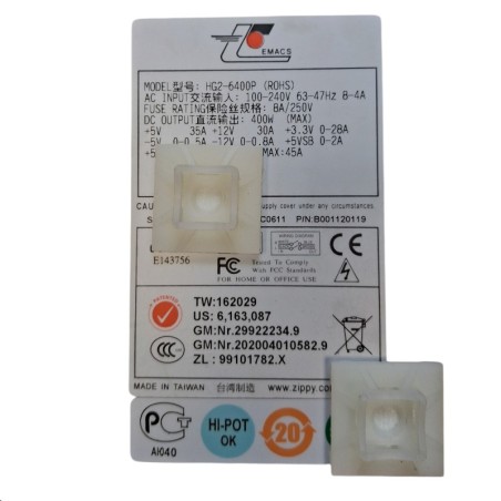 EMACS HG2-6400P Alimentation 400W ATX