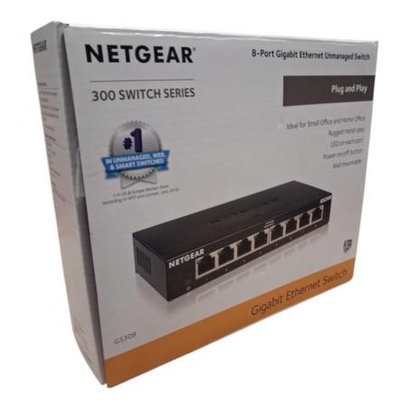 NETGEAR GS308v3 GS308-300PES 8 Ports Gigabit Switch