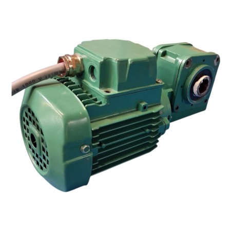LEROY SOMER LS56M/T Moteur + MVA-50-NU-M-H-MI-28,6min-1 Motoréducteur